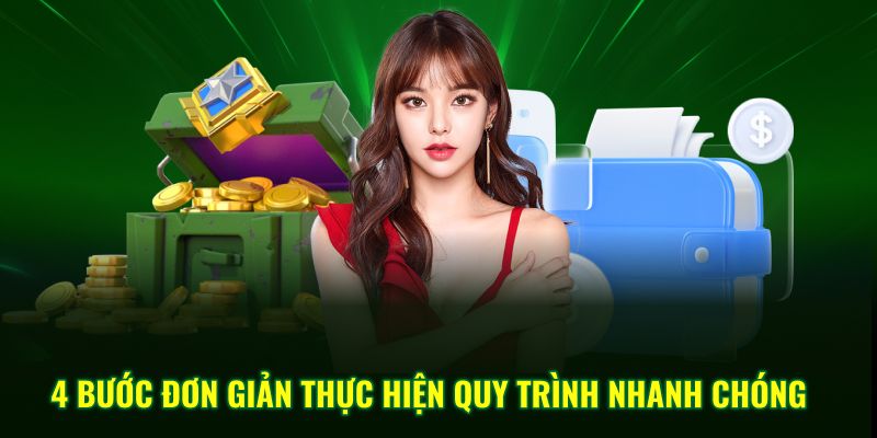 4 bước đơn giản thực hiện quy trình nhanh chóng